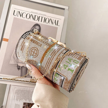 Crystal Diamond dollar purse